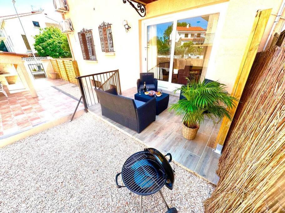L'Evasion - Climatise - Jardin - Plage - Jacuzzi Perpignan Buitenkant foto