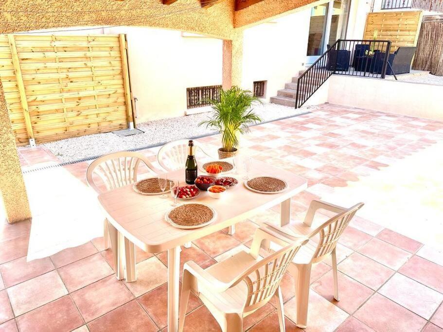 L'Evasion - Climatise - Jardin - Plage - Jacuzzi Perpignan Buitenkant foto